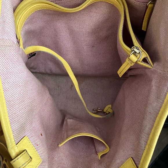 VINTAGE 1990’s DOONEY & BOURKE AUTHENTIC PEBBLE LEATHER HANDBAG TOTE | RARE FIND - Picture 7 of 14